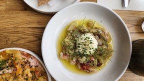 Dishes at The Gate are full of texture, including the lobster and fennel marmalade. SARA SHANTZ PHOTO