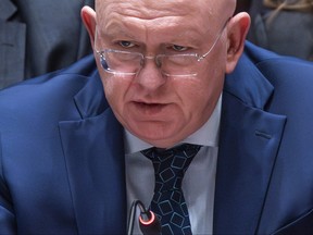 Russian UN Ambassador Vassily Nebenzia.