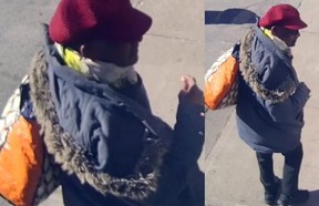 An image released by Toronto Police of a suspect in an alleged sexual assault on a TTC bus on May 2, 2024.