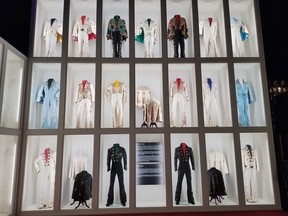Some of Elvis Presley's jumpsuits