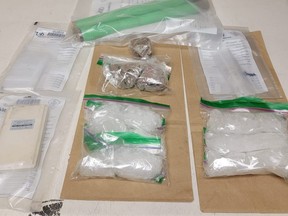 Drugs seized in Elliot Lake, Ont. OPP HANDOUT
