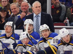 Former Blues coach Craig Berube is now in charge of the Leafs.