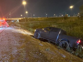 An image posted to social media by OPP of a crash they say involved an impaired driver.