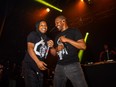 Giggs (R), a rapper from the UK, recently brought his Zero Tolerance Tour to Toronto and was joined on stage by Pressa (L), a fellow rapper from the Jane-Finch area.