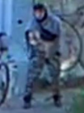 Investigators are trying to identify two men sought as suspects in a shootout in Hamilton on Monday, May 13, 2024.