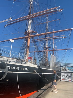 A feature of the many old vessels and replicas to explore at the Maritime Museum is world's oldest iron-hulled sailing ship still in operation, the British-built Star of India.
