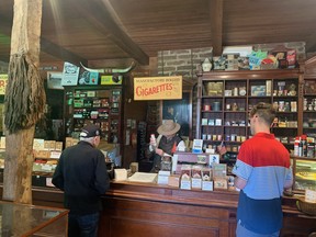 Visitors can sample a variety of vintage smoking products at Racine & Laramie Tobacconist in the Old Town State Historic Park, birthplace of San Diego.