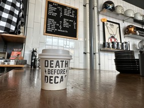 The Steeltown Garage Co. has great coffee and biker vibes.