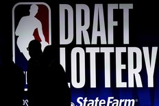 The NBA draft lottery takes place on Sunday.