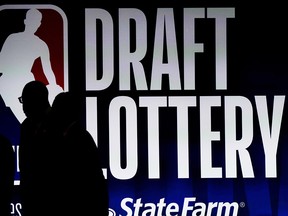 The NBA draft lottery takes place on Sunday.