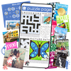 Puzzle Page has crossword puzzles, word searches, picture cross and sudoku all in one place.
