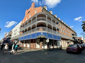 A view of the Royal Sonesta New Orleans from Bourbon Street. (EDDIE CHAU/Toronto Sun)