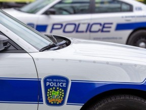 A woman was stabbed to death Monday morning at a hotel in Mississauga.