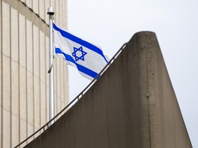 Israeli flag at Toronto City Hall