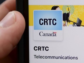 online social media pages of the CRTC