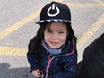 Chloe Guan-Branch in a photo taken May 7, 2020, three days before her fifth birthday, and eight days before she died.