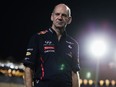 Red Bull Racing Chief Technical Officer Adrian Newey is seen following practice for the Abu Dhabi Formula One Grand Prix at the Yas Marina Circuit on November 2, 2012 in Abu Dhabi, United Arab Emirates.