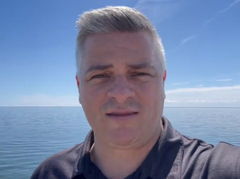 Sheldon Keefe is pictured in a video message he posted to social media after being fired as Maple Leafs head coach on Thursday, May 9, 2024. SHELDON KEEFE/X