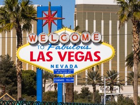 The famous ‘Welcome to Fabulous Las Vegas’ sign