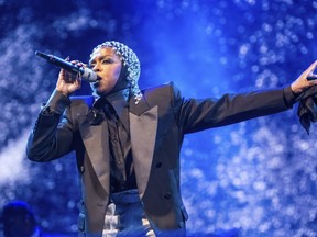 Lauryn Hill performs during "The Miseducation of Lauryn Hill" 25th anniversary tour on Thursday, Oct. 19, 2023, at Barclays Center in New York.
