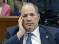 FILE - Harvey Weinstein appears at Manhattan criminal court for a preliminary hearing on Wednesday, May 1, 2024 in New York.