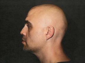 Jeremy Skibicki is shown in this undated handout photo, taken by police while in custody, provided by the Court of King's Bench.