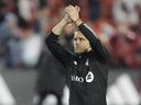 On the heels of an emotion-filled loss to New York City FC and some very public finger-pointing that followed it, Toronto FC looks to get back on track when it visits Nashville SC on Wednesday. Toronto FC coach John Herdman thanks fans after the match against New York City FC in Toronto, Saturday, May 11, 2024.