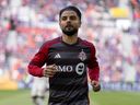 La estrella italiana de Toronto FC, Lorenzo Insigon.