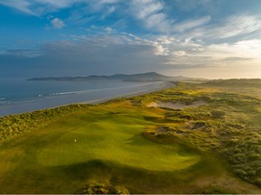 The spectacular scenery and brilliant layout of St. Patrick's Links in Donegal has this Tom Doak design soaring up the charts of Ireland's best. photo credit: Larry Lambrecht/Rosapenna-St. Patrick's Links