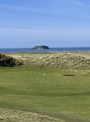 With Ballyliffin Rock off in the distance, the Glashedy Links at this remote part of the island is one of Ireland's truest tests and more scenic layouts.