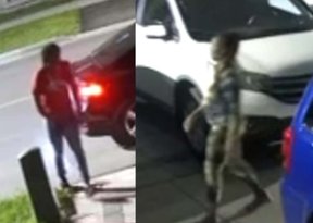 IDENTIFIED: Cops say they have identified this pair. PRP