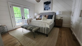 One of the king rooms inside the Falcon's Nest. SARA SHANTZ PHOTO