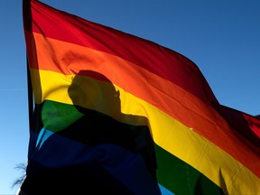 A Pride flag is shown. (Getty Images)