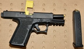 A firearm and drugs were seized following a traffic stop in Clarington last week.