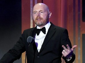 Bill Burr speaks onstage during the 2024 Writers Guild Awards Los Angeles Ceremony at the Hollywood Palladium on April 14, 2024 in Los Angeles, California.
