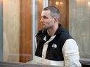 Sargento del activista del Ejército de los EE. UU. Gordon Black apareció en la corte en la ciudad del Lejano Oriente de Vladivostok el 6 de junio de 2024.