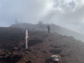 The 3,055-metre summit of Haleakala on Maui