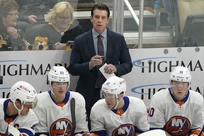 New Leafs associate coach Lane Lambert.