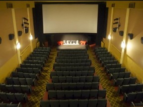 The interior of the Revue Cinema is seen in 2013.