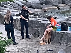 Peel Regional Police and Mississauga Animal Control officers responded to Jack Darling Park after receiving reports of a woman who was allegedly trying to drown her dog in Lake Ontario on Thursday, June 6, 2024.