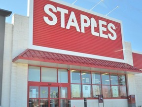 A Staples Canada store.