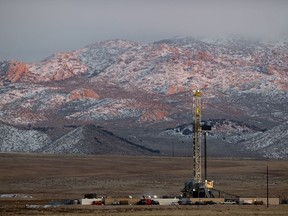FILE - A drill rig stands at a Fervo Energy geothermal site under construction near Milford, Utah, Nov. 26, 2023. Southern California Edison will purchase electricity from Fervo Energy, Fervo announced on Tuesday, June 25, 2024.