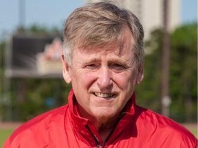 Thomas Kenneth Porter, seen in a photo from his time with the Ottawa Lions Track and Field Club, began a trial in Edmonton Court of King's Bench June 17, 2024, on charges he sexually abused five teen boys when he coached track in Edmonton in the 1970s and 1980s.