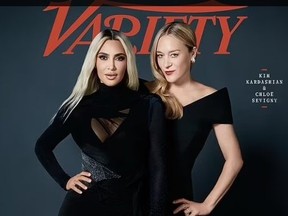 Kim Kardashian and Chloe Sevigny on cover of Variety.