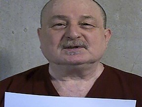 FILE - This photo provided by the Oklahoma Department of Corrections shows Richard Rojem, a death row inmate housed at the Oklahoma State Penitentiary in McAlester, Okla., Feb. 11, 2023. Oklahoma's Pardon and Parole Board is denying clemency for Rojem, convicted of raping and killing a 7-year-old girl in 1984. Monday's 5-0 decision paves the way for 66-year-old Richard Rojem to be executed by lethal injection on June 27, 2024. (Oklahoma Department of Corrections via AP, File)