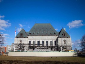 The Supreme Court of Canada in Ottawa is pictured on Friday, March 29, 2024.