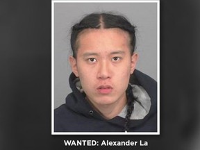 Alexander La is one of three suspects being hunted by Hamilton Police after recent shootings.