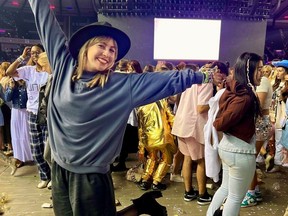 Sophie Butcher, who works for the British Geological Survey, attended two of Taylor Swift's concerts in Scotland last weekend.