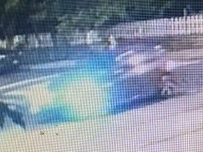 A suspect vehicle.