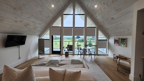 The Everly Inn's Meadow Suite features stunning countryside views. SARA SHANTZ PHOTO